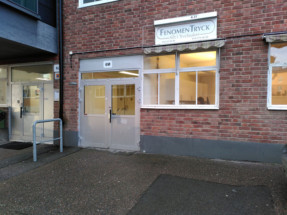 The outer door into the stairwell